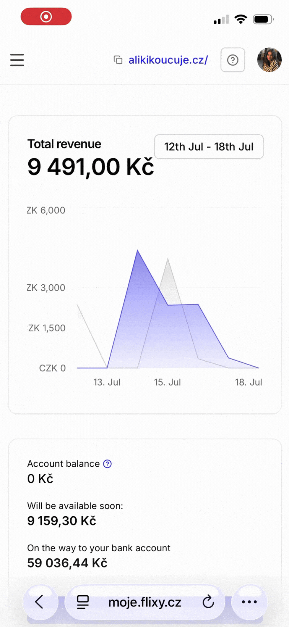 GIF ukázka virálního AI videa